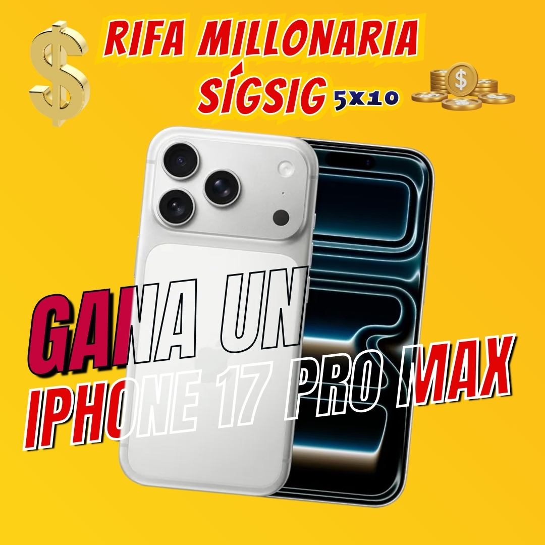 Gana un iPhone 17 Pro Max